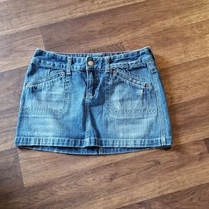 Denim Mini Skirt